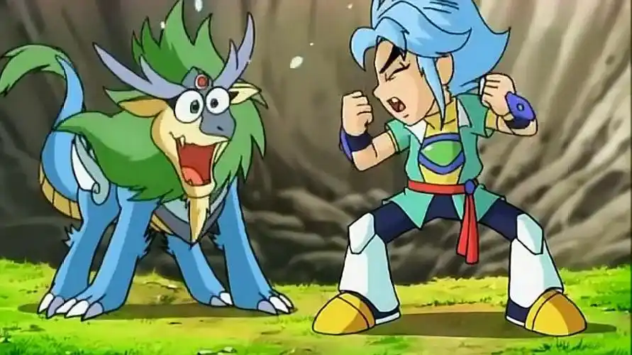 神兵小将:天晶兽第1次出场太帅了,这么经典的变身谁还记得