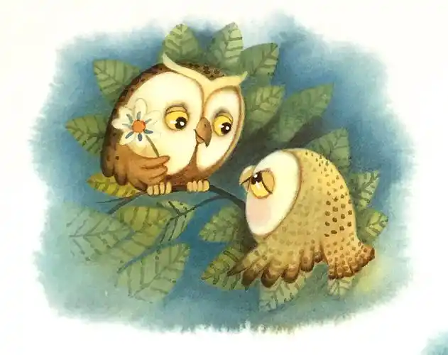 22张儿童绘本插画,寻找朋友的故事,画面唯美可爱,充满童趣