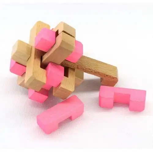 智力创意木制玩具孔明锁封锁解环解锁成人拆装解锁