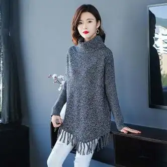 梵侈赫尔轻奢品牌今年流行的新款毛衣秋装2021年新款女妈妈打底衫中长