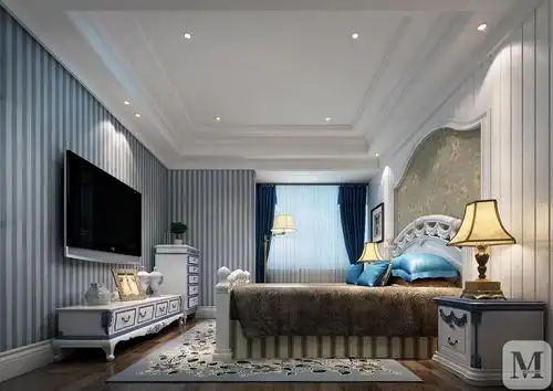 混搭卧室吊顶装修效果图