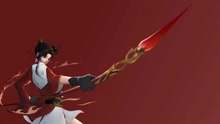 云缨枪心如火枪如我心