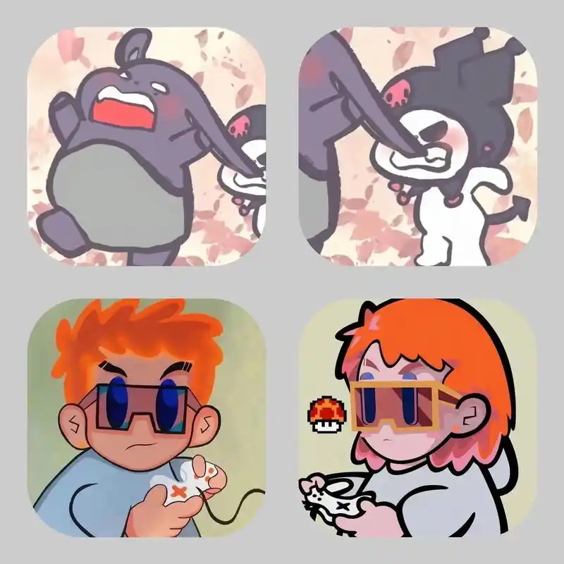 靠北啦(q~q)还不和我表白搞暗恋是8#情侣头像 #沙雕头像 - 抖音