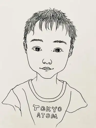 儿童速写画 儿童速写画动物