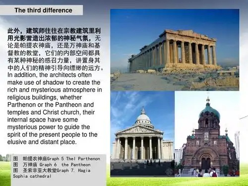 中西方建筑文化差异__中英文版ppt