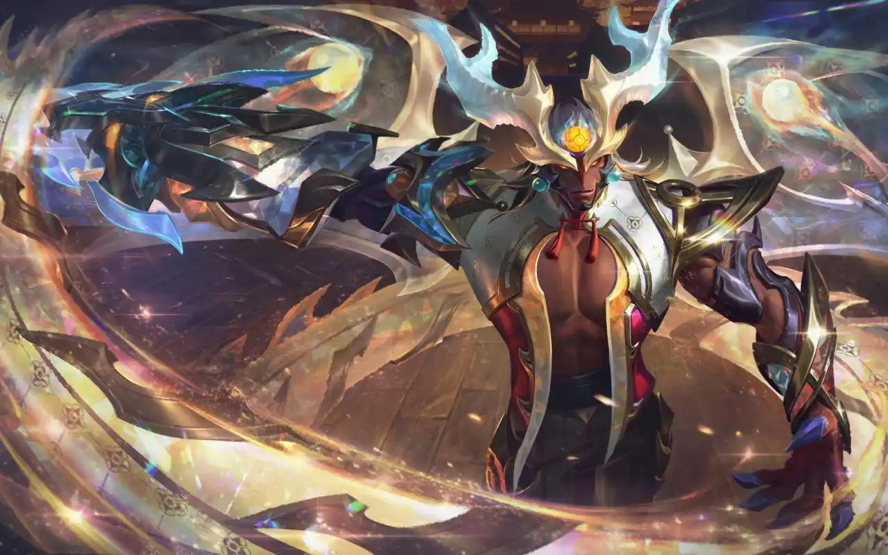 英雄联盟剑魔亚托克斯4k超高清电脑平板ipad壁纸(103期 - 抖音