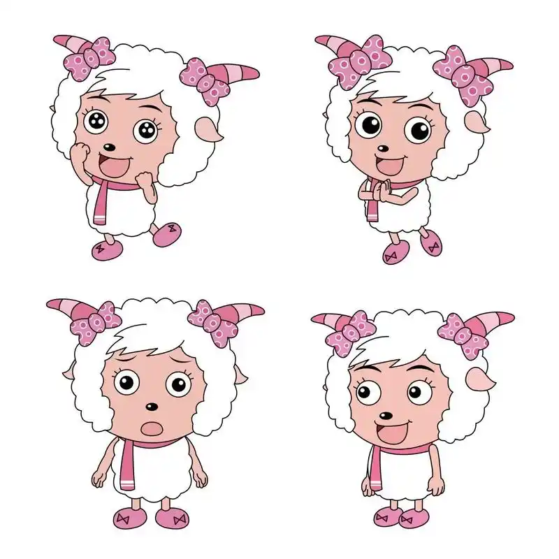 简笔画教程 | 喜羊羊与灰太狼之美羊羊 无敌可爱美丽的美羊羊来喽!