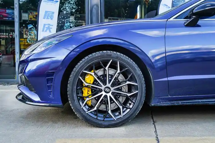 改装案例 | 十代索纳塔改装tei racing p60es刹车卡钳套件&后加大碟