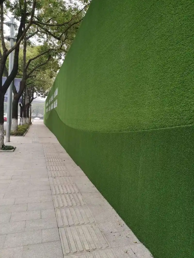 围挡草皮怎么铺好看