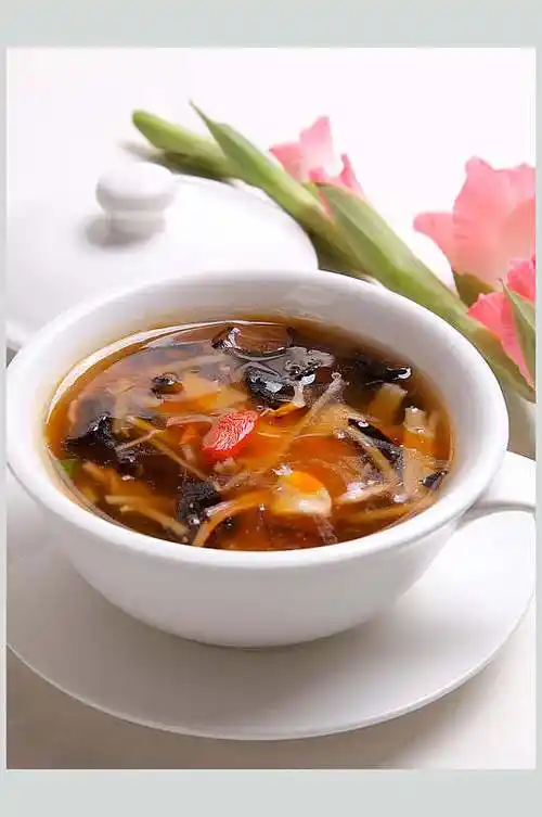乌鱼蛋片汤美食餐饮图片