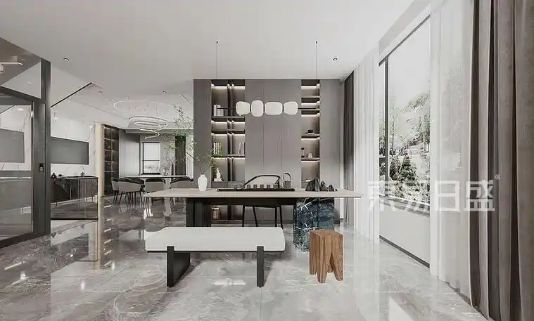 茶室装修效果图