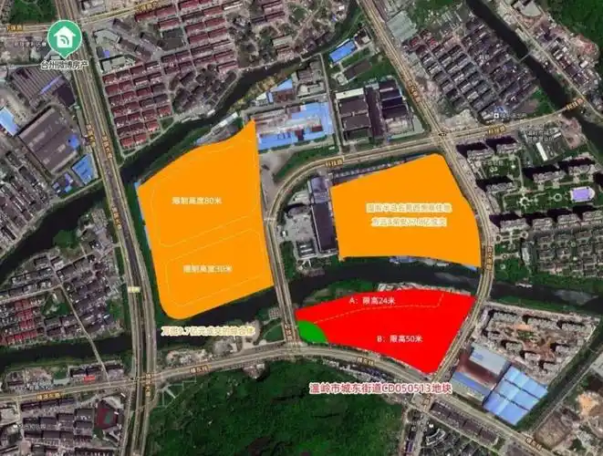 区位图  图片来源:温岭城市新区具有优质的公园资源.