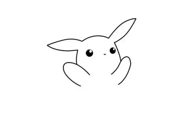 最萌皮卡丘简笔画彩色皮卡丘怎么画素描皮卡丘简笔画图片皮卡丘怎么画