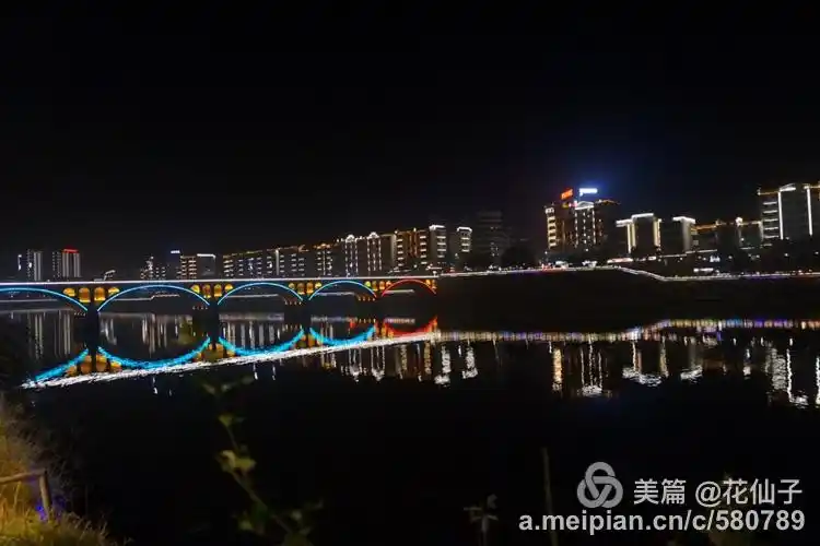 湖南郴州市永兴县访友,游览便江夜景