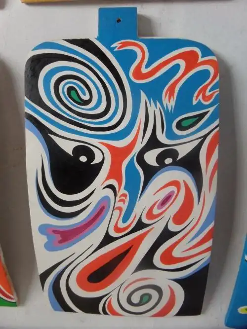 陇县人民政府 民间工艺 陇州社火脸谱