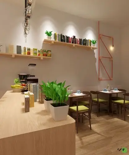 现代工业风冷饮店