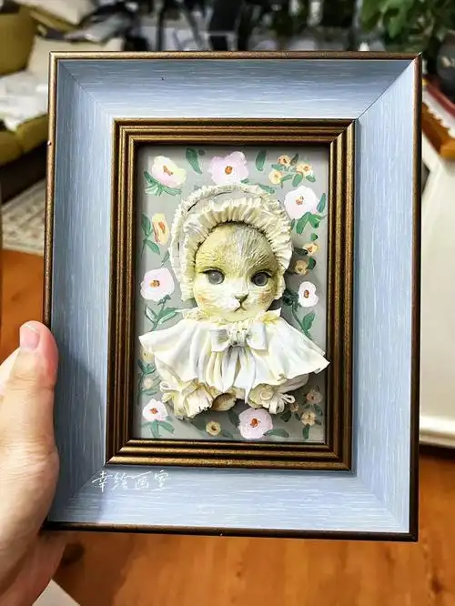 六寸粘土小浮雕过程图