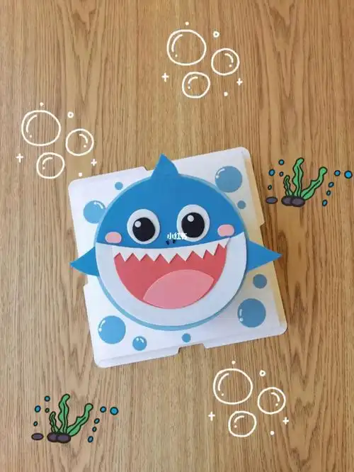 无水印鲨鱼宝宝蛋糕