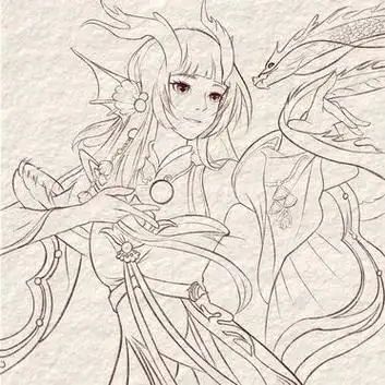 教你画王者荣耀人物——西施(附过程图