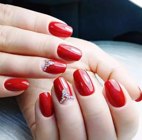 美甲新年新气象红色美甲最好看