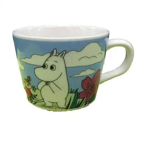 姆明一族moomin外贸卡通陶瓷瓷杯水杯马克牛奶杯子马克杯