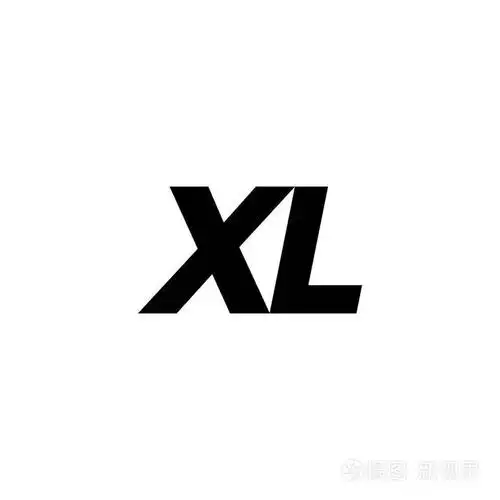 箭头矢量徽标字母 xl. xl 字母设计向量
