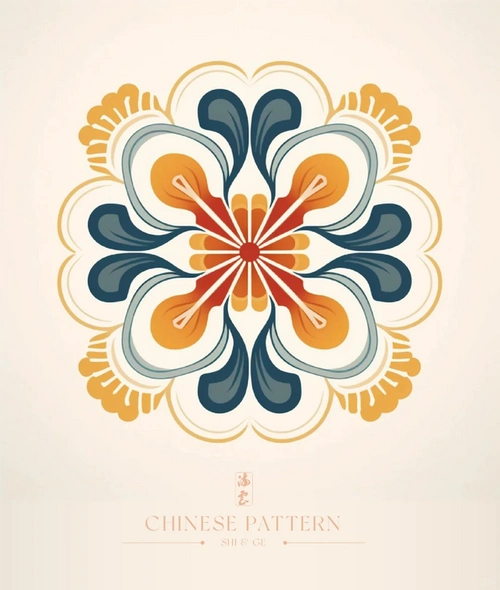 中国传统纹样—富贵花样纹