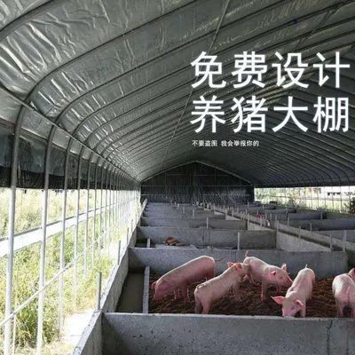 大棚骨架钢管全套养舍保温鸡a鸡场养架鸭牛p猪圈大棚猪搭建户外