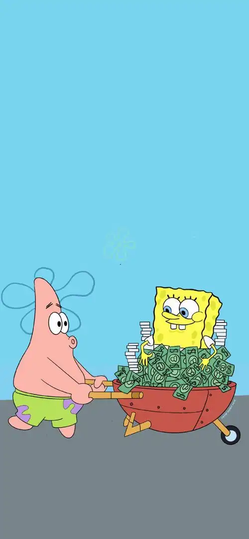 可可爱爱海绵宝宝手机壁纸合集.