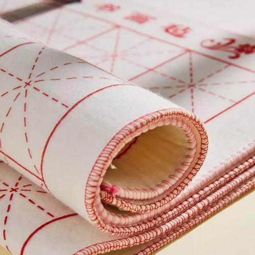 书法毛毡加厚毛毡布书画专用米字格学生练字毛毡垫毛笔字毡垫毡布