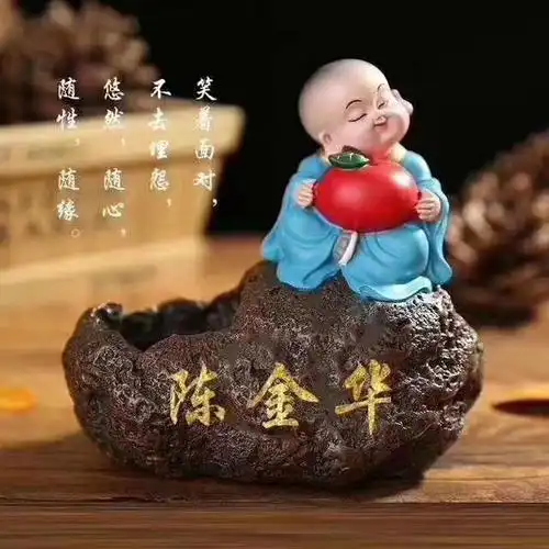 神态各异生动形象的佛系小和尚微信头像