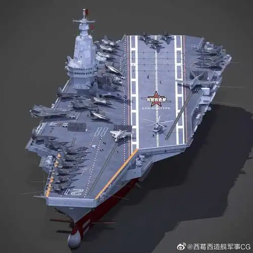 西葛西造舰军事:国产004型航母cvn21