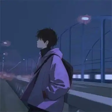 伤感男生流泪动漫头像图片