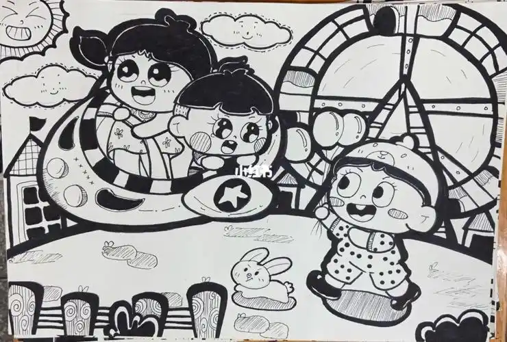 一起学画画  #简笔画  #画画  #儿童画 #幼儿主题画  #儿童插画