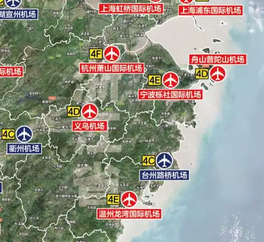 具有一定国际航线的,省内7个机场中只有台州和衢州机场不是,其他五个