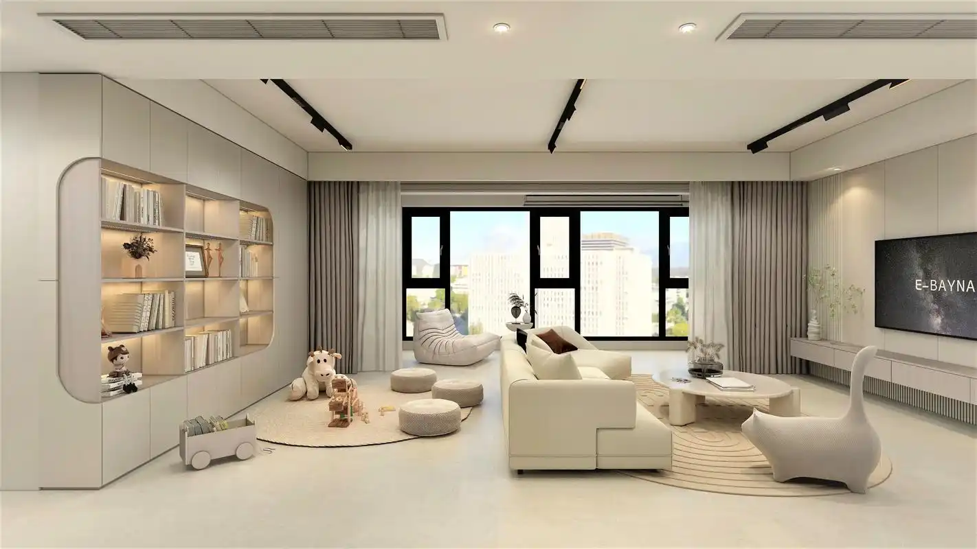 你的沙发还在靠墙摆放吗?大户型的客厅该怎么布置呢?不是所有 - 抖音