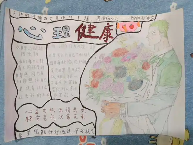 心理健康教育手抄报.