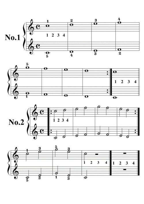 拜厄钢琴基本教程no1-no106电子谱 大字保护视力b 1.pdf