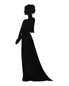 卡通黑色人物剪影