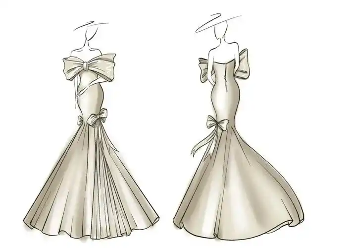 设计  #婚纱  #服装设计手绘  #服装设计效果图  #薯条小助手  #薯