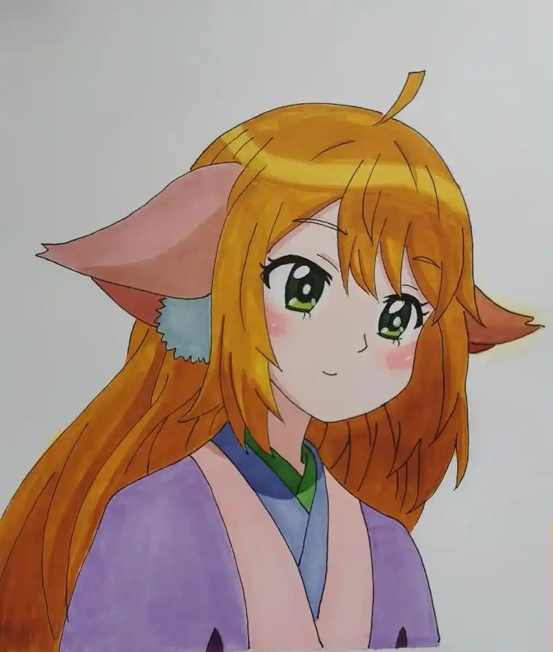 马克笔动漫画～《涂山小红娘》涂山苏苏!