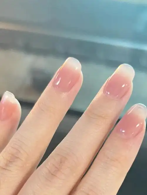 原图直出 粉色77果冻胶还是yyds 不要在意我的粗糙手指头#果冻美甲