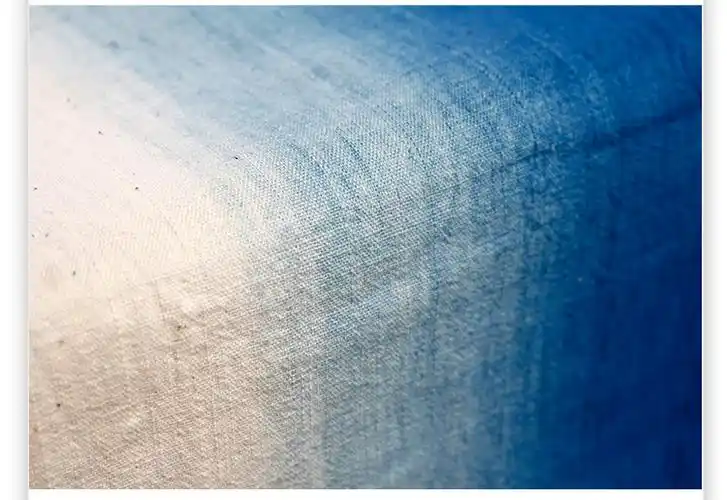 大理传统扎染手织老土布布料传统手工植物染粗布茶席床旗装饰面料