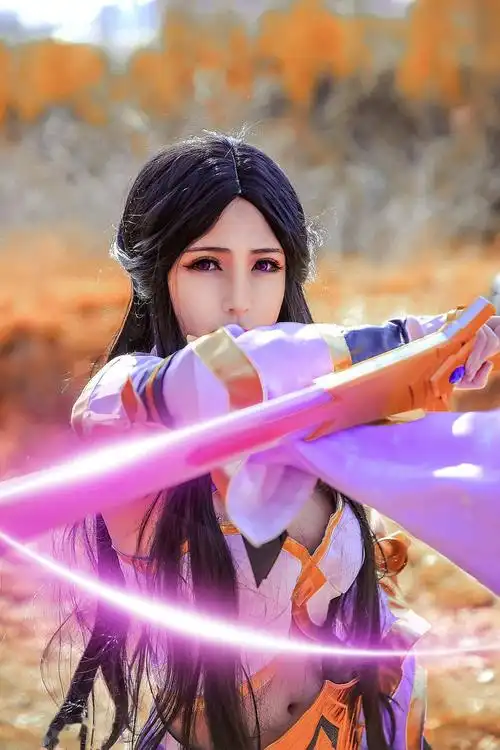 王者荣耀露娜紫霞仙子cosplay