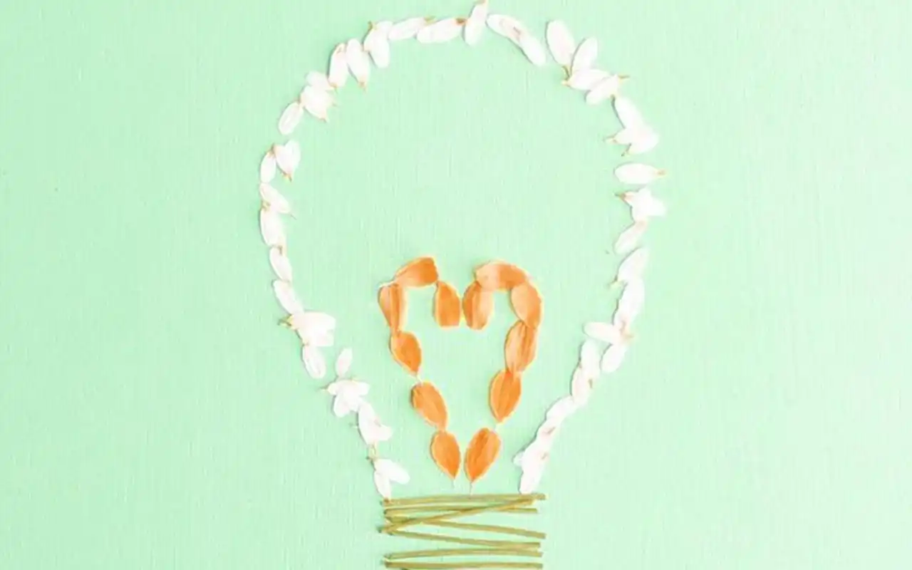 小清新绿色背景创意图片桌面壁纸