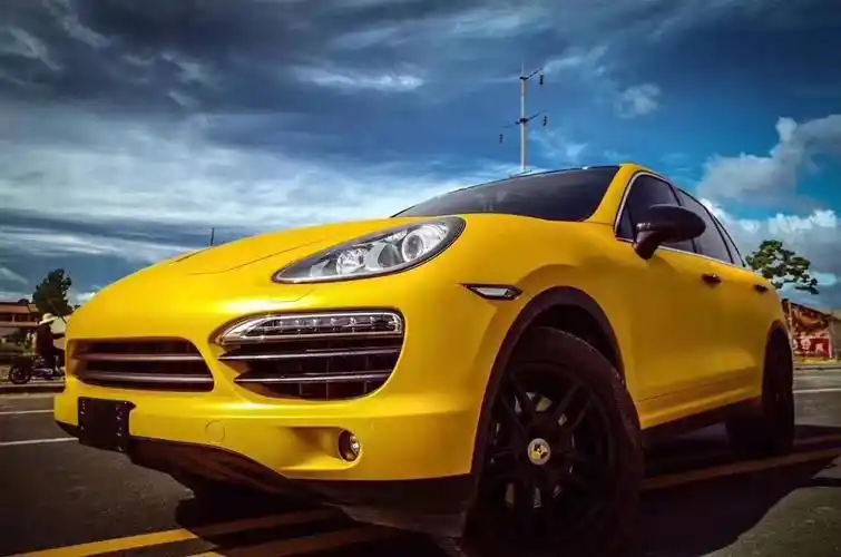 适合夏天的颜色.电光金属热浪黄. - 保时捷,cayenne-- --改联改装