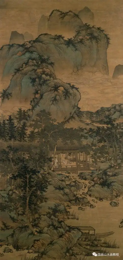 元代画家盛懋的山水画作品赏析