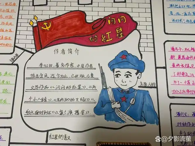 《闪闪的红星》思维导图