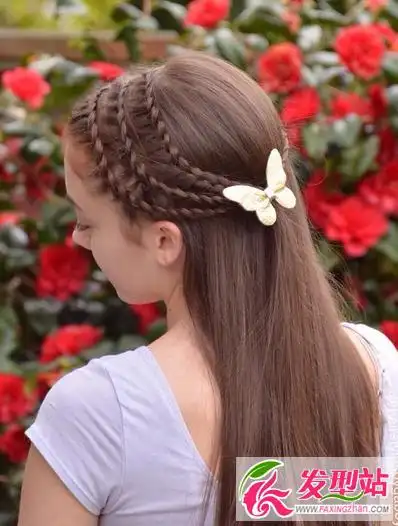 小学生编发扎发大全最新儿童编发设计图片4