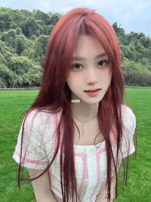 超好看的晚葡萄酒红发色谁染谁白91